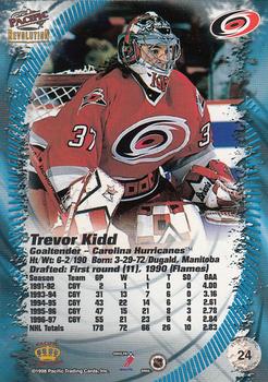 1997-98 Pacific Revolution #24 Trevor Kidd Back