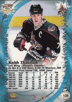 1997-98 Pacific Revolution #109 Keith Tkachuk Back