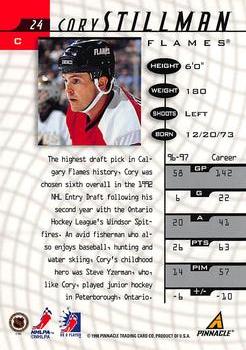 1997-98 Pinnacle Be a Player #24 Cory Stillman Back