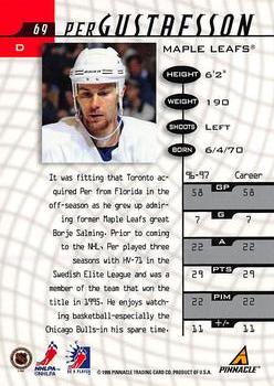 1997-98 Pinnacle Be a Player #69 Per Gustafsson Back