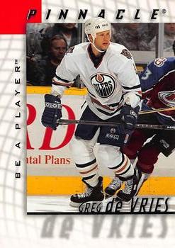1997-98 Pinnacle Be a Player #78 Greg DeVries Front