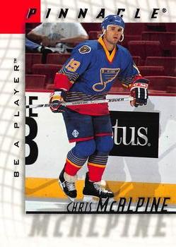 1997-98 Pinnacle Be a Player #82 Chris McAlpine Front