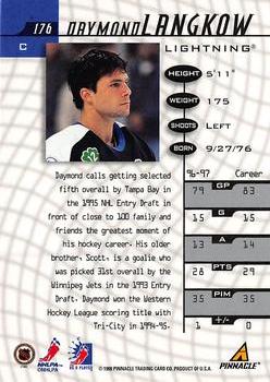 1997-98 Pinnacle Be a Player #176 Daymond Langkow Back