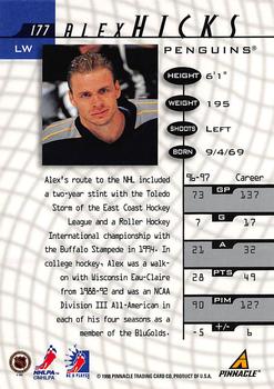 1997-98 Pinnacle Be a Player #177 Alex Hicks Back