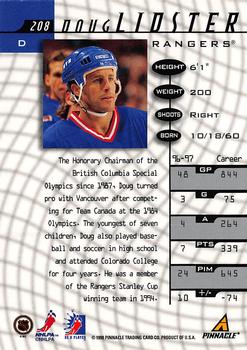 1997-98 Pinnacle Be a Player #208 Doug Lidster Back