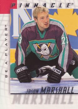 1997-98 Pinnacle Be a Player #54 Jason Marshall Front
