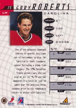 1997-98 Pinnacle Be a Player #73 Gary Roberts Back