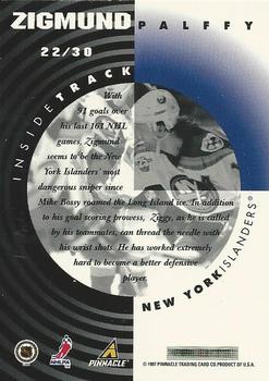 1997-98 Pinnacle Inside - Inside Track #22 Zigmund Palffy Back