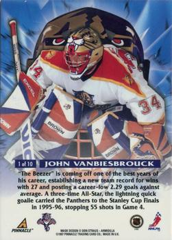 1997-98 Pinnacle - Masks #1 John Vanbiesbrouck Back