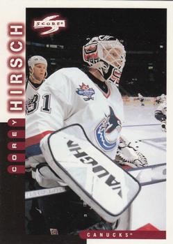 1997-98 Score #12 Corey Hirsch Front