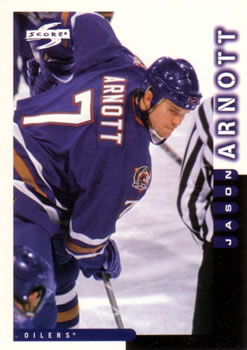 1997-98 Score #136 Jason Arnott Front