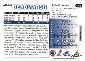 1997-98 Score #146 Adam Deadmarsh Back