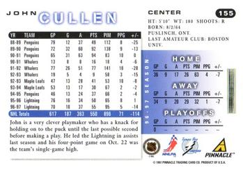 1997-98 Score #155 John Cullen Back