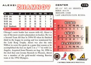1997-98 Score #175 Alexei Zhamnov Back