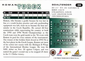 1997-98 Score #36 Roman Turek Back
