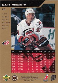 1997-98 SP Authentic #26 Gary Roberts Back