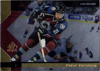 1997-98 SP Authentic #36 Peter Forsberg Front