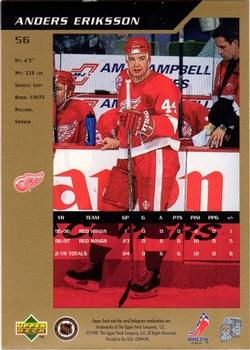 1997-98 SP Authentic #56 Anders Eriksson Back