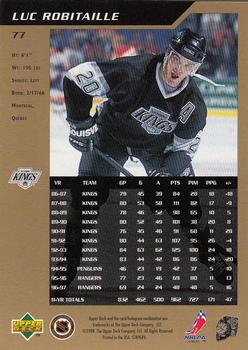 1997-98 SP Authentic #77 Luc Robitaille Back