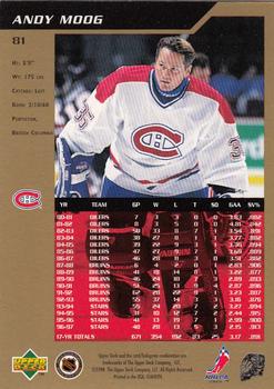1997-98 SP Authentic #81 Andy Moog Back