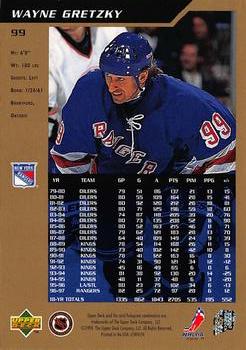 1997-98 SP Authentic #99 Wayne Gretzky Back