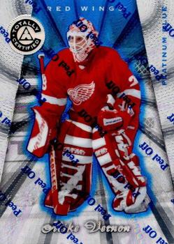 1997-98 Pinnacle Totally Certified - Platinum Blue #8 Mike Vernon Front