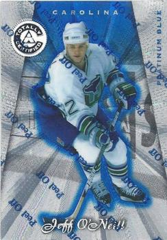 1997-98 Pinnacle Totally Certified - Platinum Blue #128 Jeff O'Neill Front