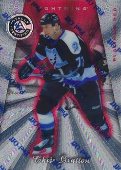 1997-98 Pinnacle Totally Certified #84 Chris Gratton Front
