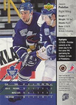 1997-98 Upper Deck #165 Jason Podollan Back