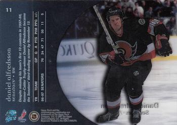 1997-98 Upper Deck Ice #11 Daniel Alfredsson Back