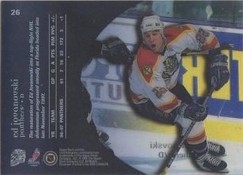 1997-98 Upper Deck Ice #26 Ed Jovanovski Back