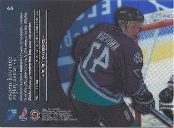 1997-98 Upper Deck Ice #44 Espen Knutsen Back
