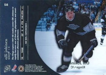 1997-98 Upper Deck Ice #58 Olli Jokinen Back