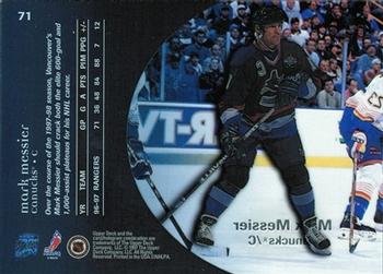 1997-98 Upper Deck Ice #71 Mark Messier Back
