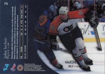 1997-98 Upper Deck Ice #75 John LeClair Back