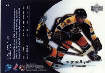 1997-98 Upper Deck Ice #77 Ray Bourque Back