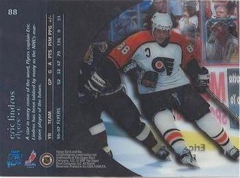 1997-98 Upper Deck Ice #88 Eric Lindros Back