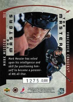 1997-98 Upper Deck - Sixth Sense Masters #SS11 Mark Messier Back