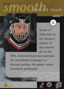 1997-98 Upper Deck - Smooth Grooves #SG39 Dominik Hasek Back