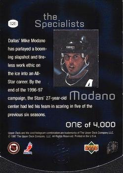 1997-98 Upper Deck - The Specialists #S26 Mike Modano Back