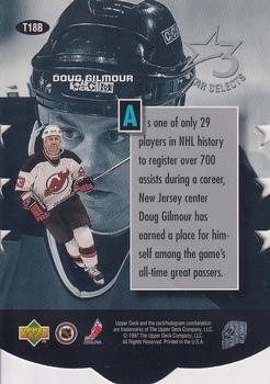 1997-98 Upper Deck - Three Star Selects #T18B Doug Gilmour Back