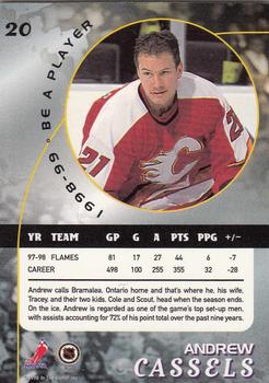 1998-99 Be a Player #20 Andrew Cassels Back