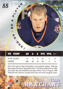 1998-99 Be a Player #55 Todd Marchant Back