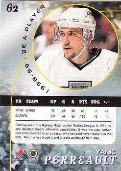 1998-99 Be a Player #62 Yanic Perreault Back