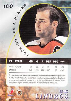 1998-99 Be a Player #100 Eric Lindros Back