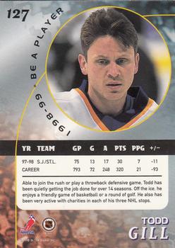 1998-99 Be a Player #127 Todd Gill Back