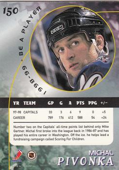 1998-99 Be a Player #150 Michal Pivonka Back