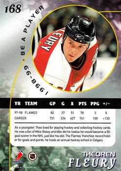 1998-99 Be a Player #168 Theoren Fleury Back