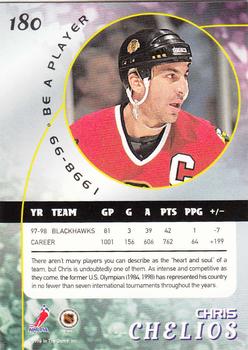 1998-99 Be a Player #180 Chris Chelios Back