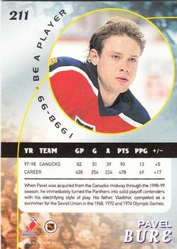 1998-99 Be a Player #211 Pavel Bure Back